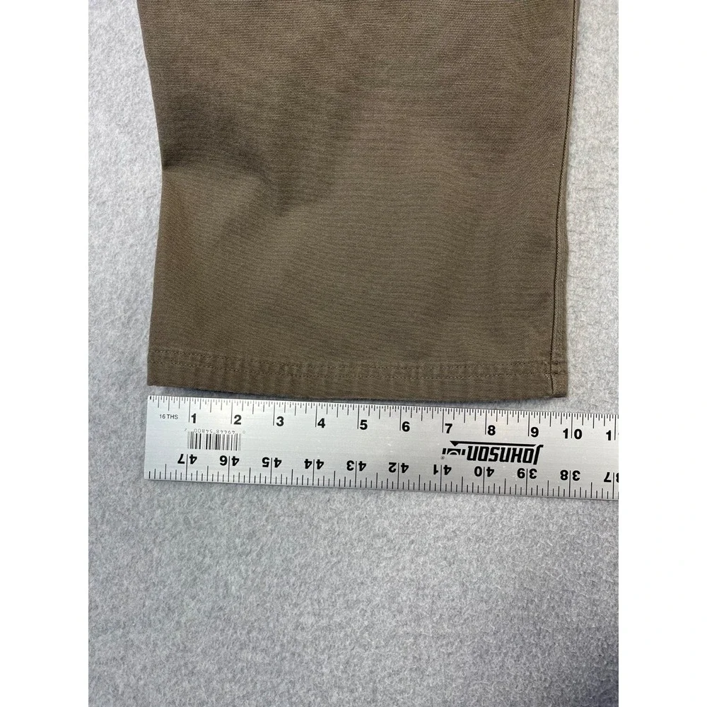 Brunt The Torra Pants Mens 46x30 Brown Canvas Water Repellent Articulated Knees